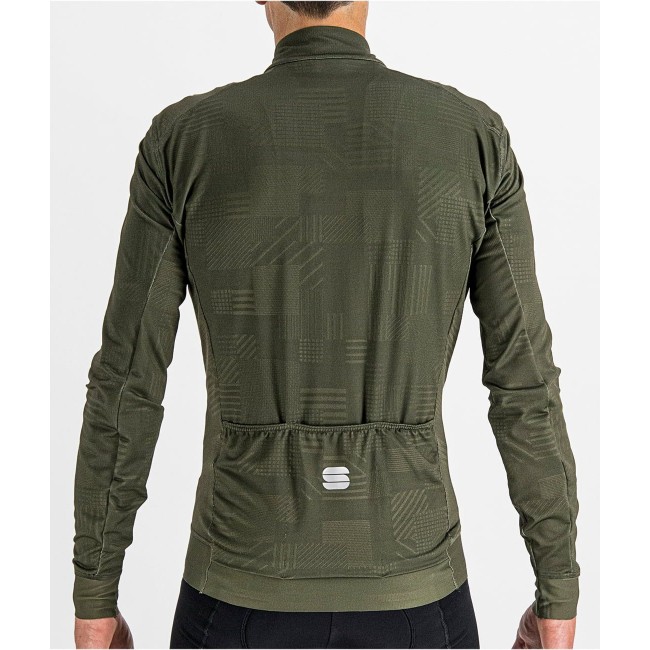 LOOM THERMAL JERSEY Radtrikot langarm grün LOOM THERMAL JERSEY Radtrikot langarm grün