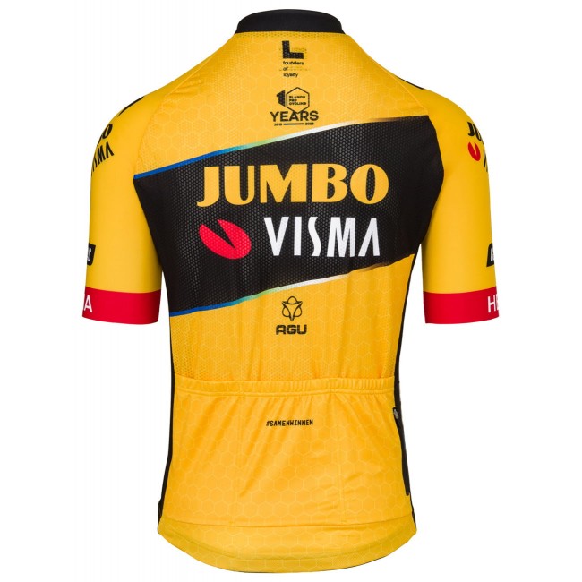 TEAM JUMBO-VISMA 2023 Radtrikot kurzarm-Radsport-Profi-Team TEAM JUMBO-VISMA 2023 Radtrikot kurzarm-Radsport-Profi-Team