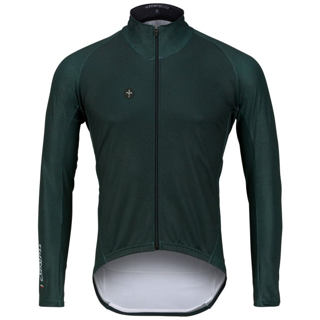 SPARTAN Windschutz Radtrikot langarm grün