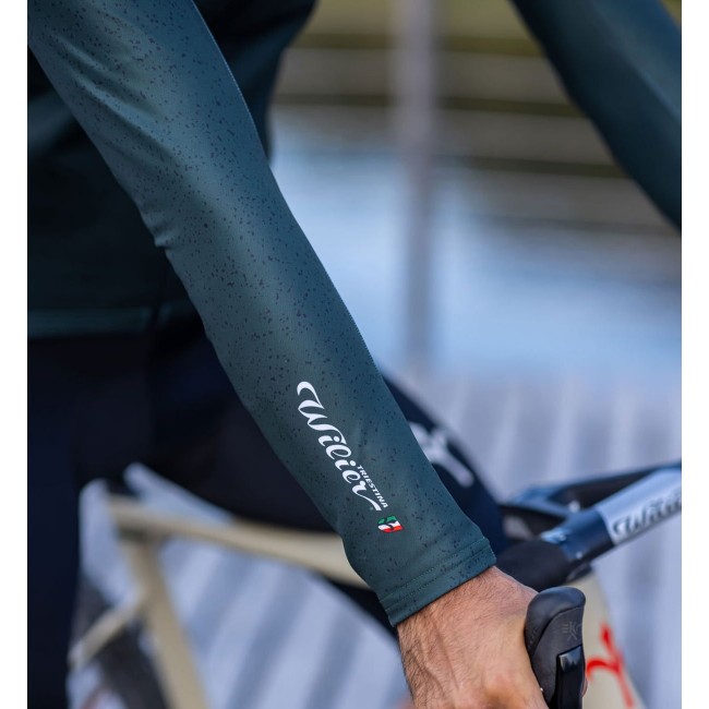 SPARTAN Windschutz Radtrikot langarm grün SPARTAN Windschutz Radtrikot langarm grün