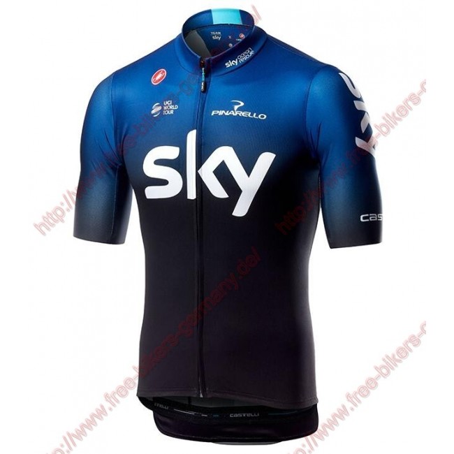 Profiteams TEAM SKY 2019 Trikot Kurzarm Outlet Radtrikot Kaufen