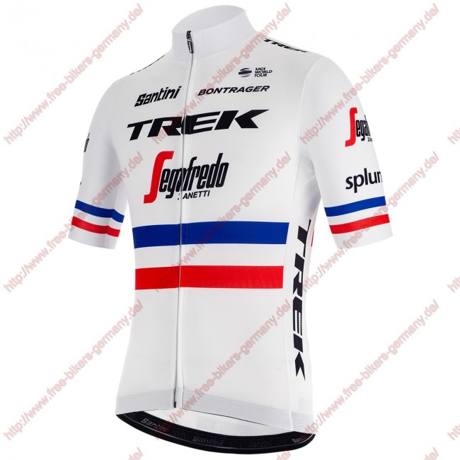 Profiteams Trek Segafredo 2019 French Champion Trikot Kurzarm Outlet Radtrikot Kaufen