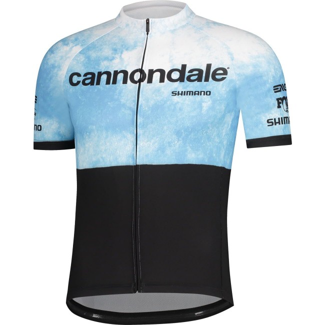 Cannondale FACTORY RACING 2022 Limited Edition Radtrikot kurzarm schwarz/blau-Radsport-Profi-Team Radtrikot Kaufen