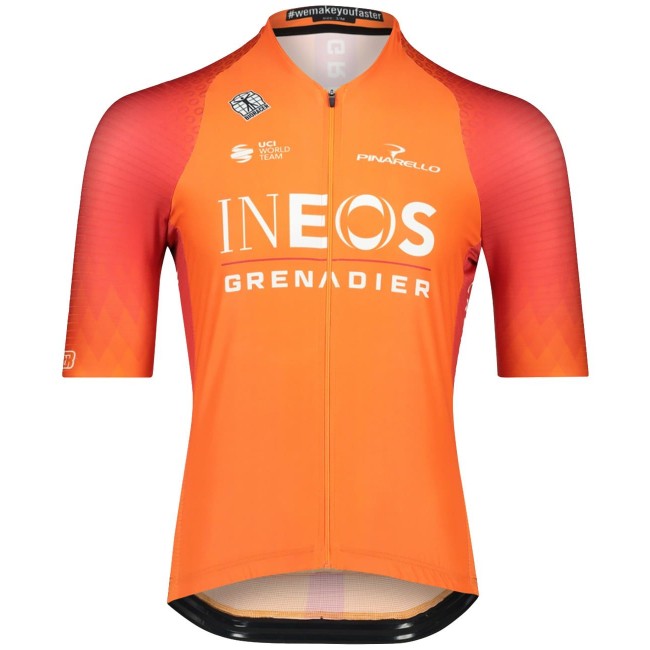 INEOS GRENADIERS 2022 training edition ICON Radtrikot kurzarm(langer RV)-Radsport-Profi-Team Radtrikot Kaufen