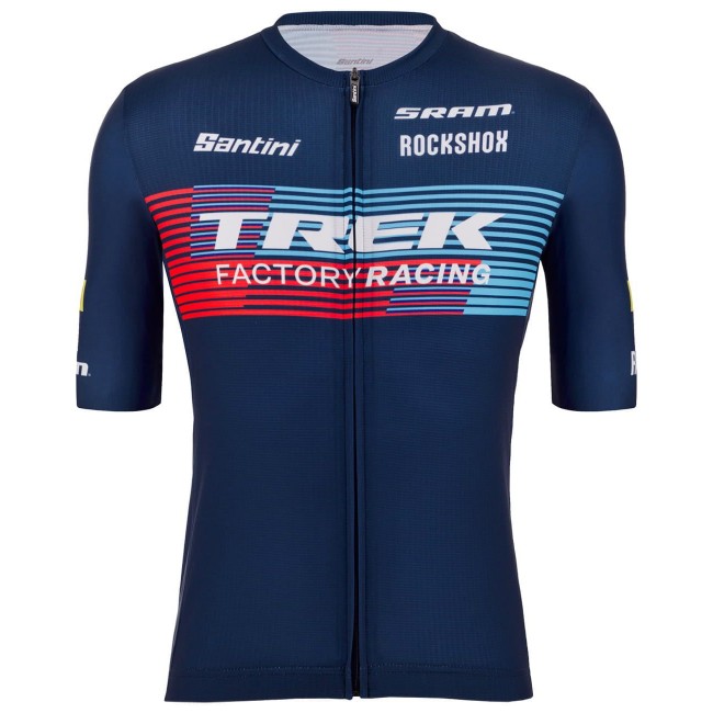 Trek Factory Racing XC 2023 Radtrikot kurzarm(langer Reißverschluss)-Radsport-Profi-Team Radtrikot Kaufen