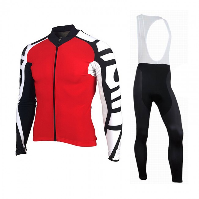 2015 Assos Fahrradbekleidung Radtrikot Satz Langarm und Lange Trägerhose Radtrikot Kaufen