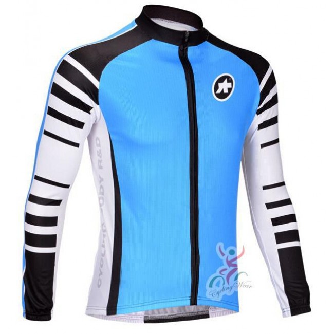 2015 ASSOS blau Fahrradtrikot Langarm Radtrikot Kaufen