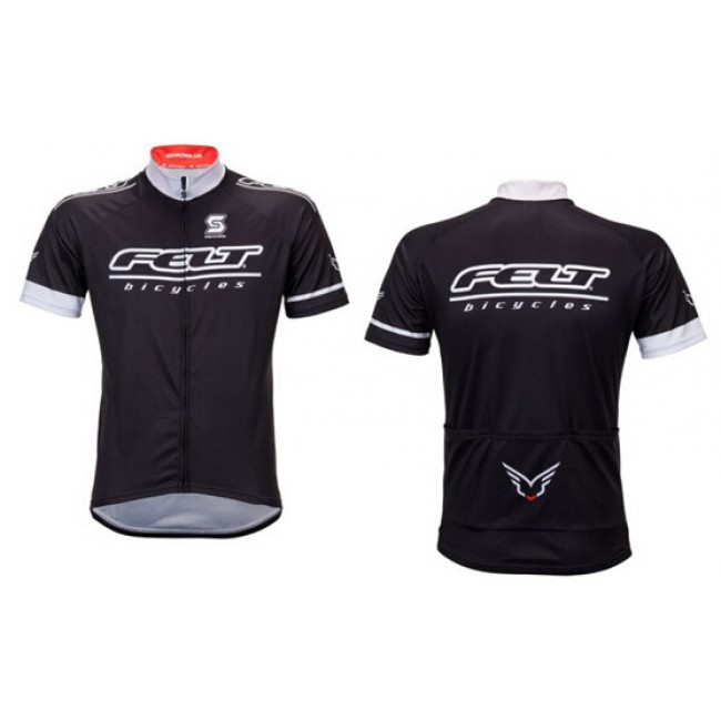 2015 Felt Radtrikot Kurzarm schwarz Radtrikot Kaufen