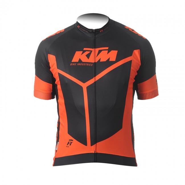 2015 KTM Proteam Schwarz orange Radtrikot Kurzarm Radtrikot Kaufen