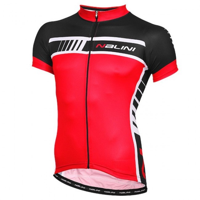 2015 Nalini Tescio Schwarz-Rot Radtrikot Kurzarm Radtrikot Kaufen