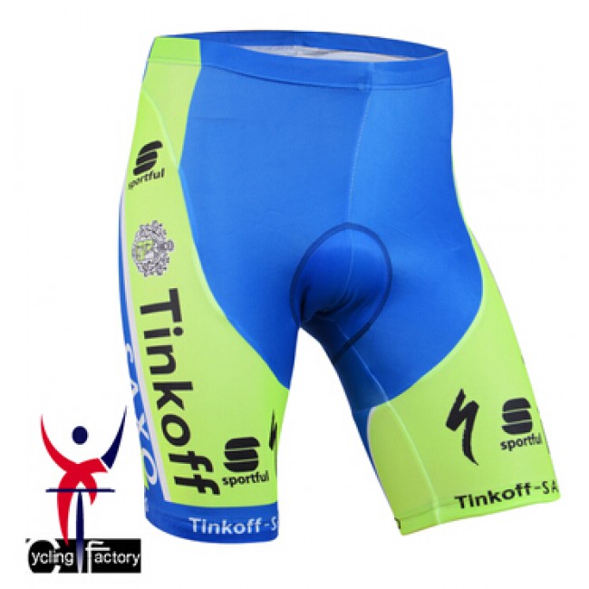 2015 Saxo Bank Tinkoff Kurz Radhose Fluorescence Radtrikot Kaufen