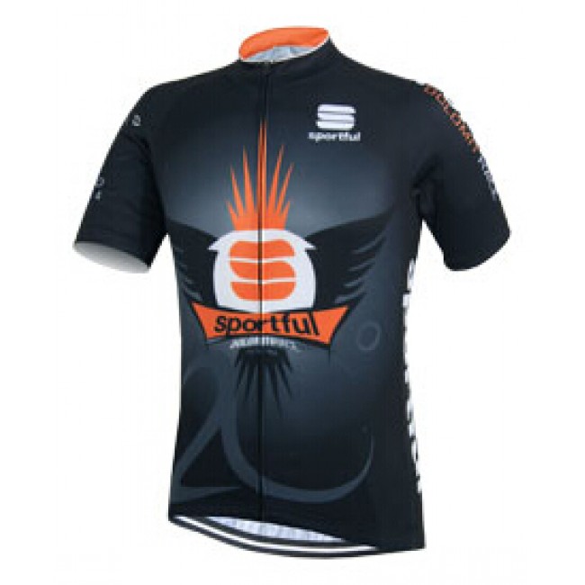 2015 Sportful orange Schwarz Radtrikot Kurzarm Radtrikot Kaufen