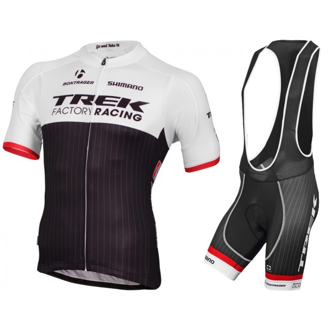 2015 Trek Factory Racing Radtrikot und Trägerhosen Set Radtrikot Kaufen
