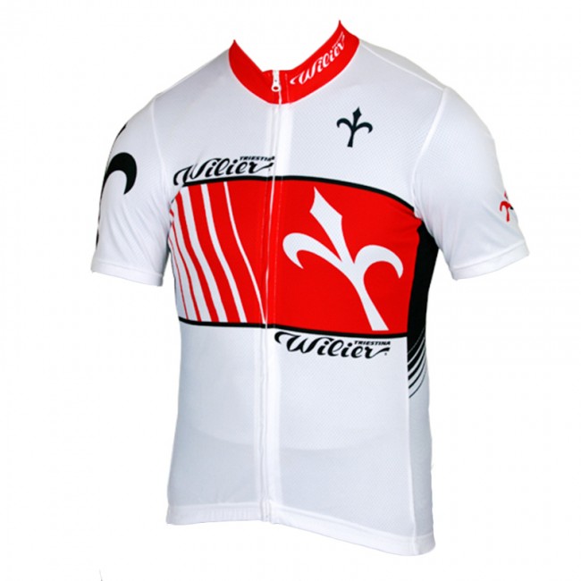 2015 WILIER Weiß Rot Radtrikot Kurzarm Radtrikot Kaufen