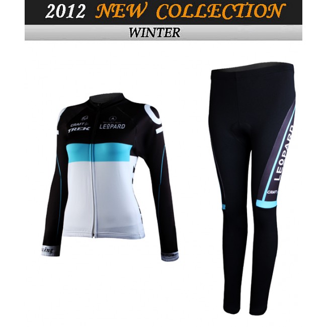 2012 Damen TREK Cycling Fahrradbekleidung Radtrikot Satz Langarm und Lange Fahrradhose Radtrikot Kaufen