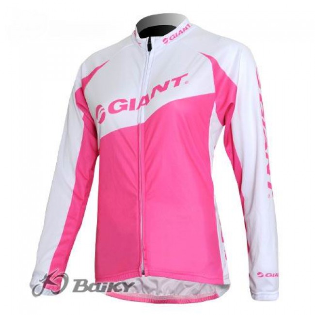 Giant Fahrradtrikot Langarm Rosa Weiß Damen Radtrikot Kaufen