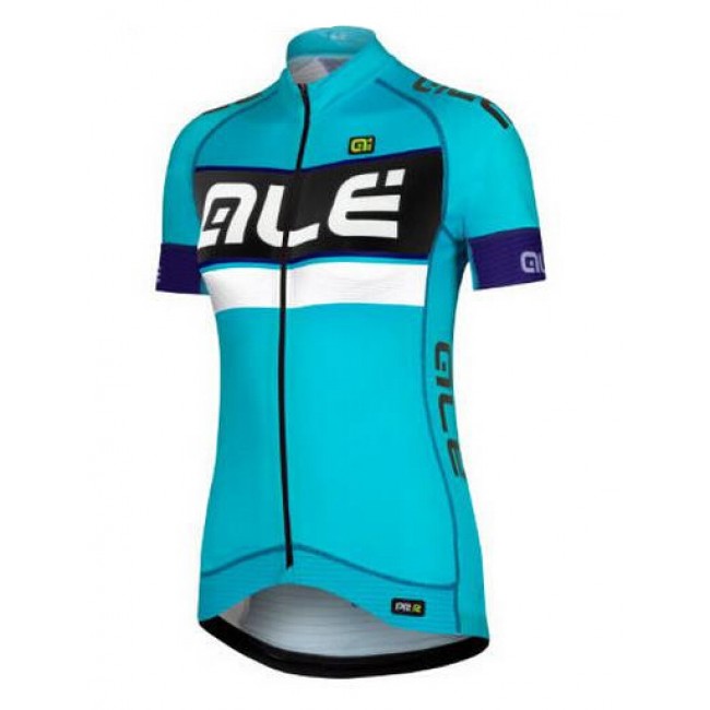 2015 ALE Damen blau Radtrikot Kurzarm Radtrikot Kaufen