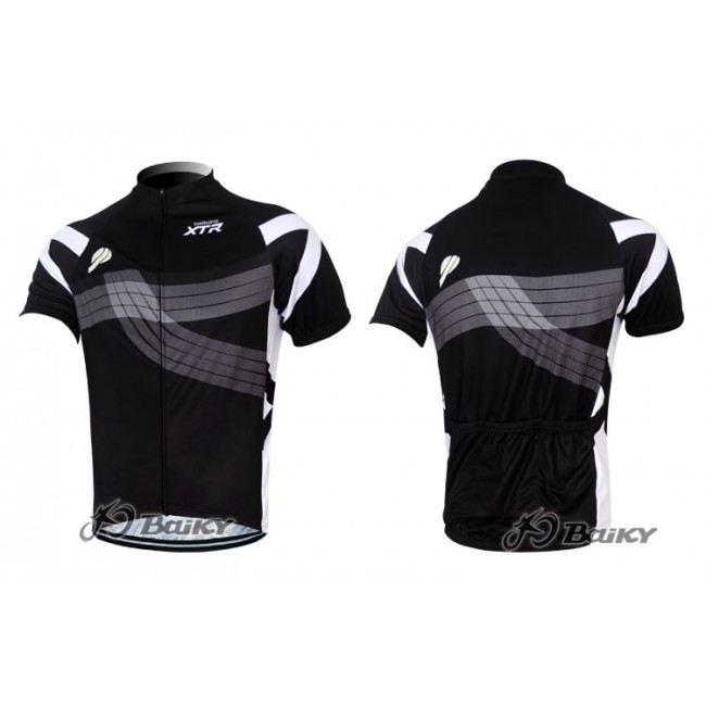 2012 Shimano XTR Radtrikot Kurzarm Schwarz Radtrikot Kaufen