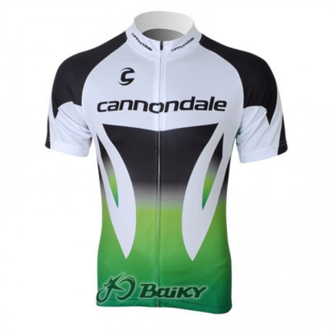 2012 Cannondale Radtrikot Kurzarm Weiß Schwarz Grün Radtrikot Kaufen