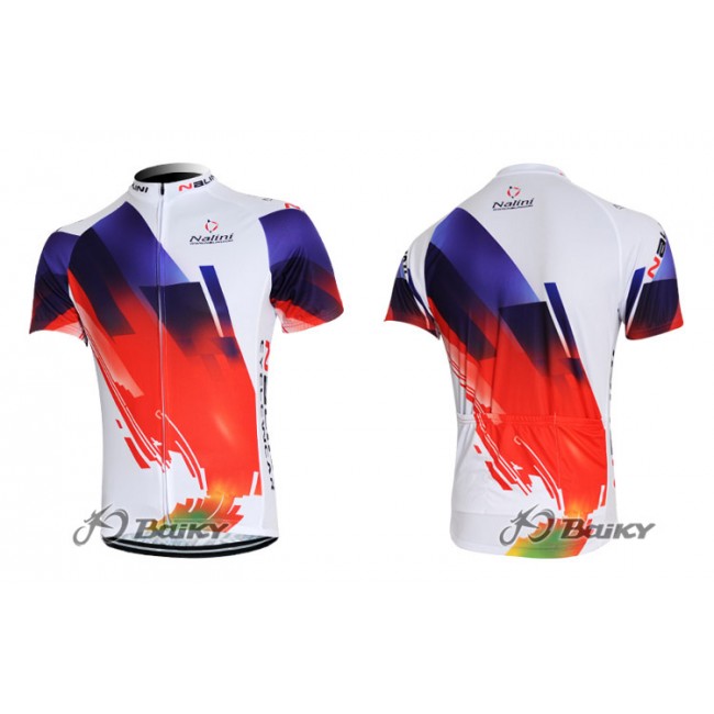 2012 Nalini Radtrikot Kurzarm Rot Weiß Radtrikot Kaufen