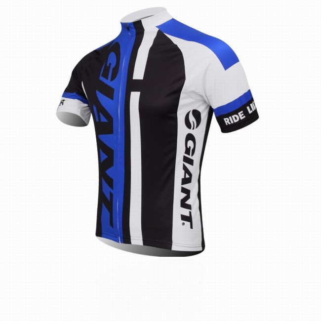 2014 Giant Radtrikot Kurzarm Schwarz Blau Radtrikot Kaufen