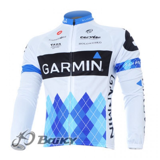Garmin Barracuda Pro Team Fahrradtrikot Langarm Weiß Radtrikot Kaufen