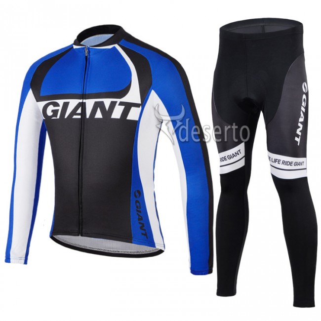 2014 Giant Radbekleidung Satz Fahrradtrikot Langarm und Lang Radhose Radtrikot Kaufen