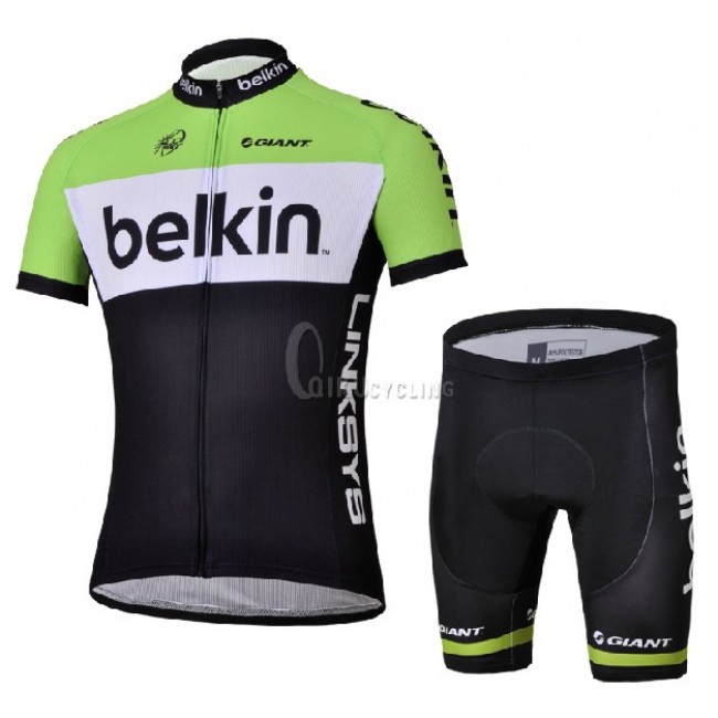 Belkin Pro Team Blanco Radbekleidung Radtrikot Kurzarm und Fahrradhosen Kurz Radtrikot Kaufen