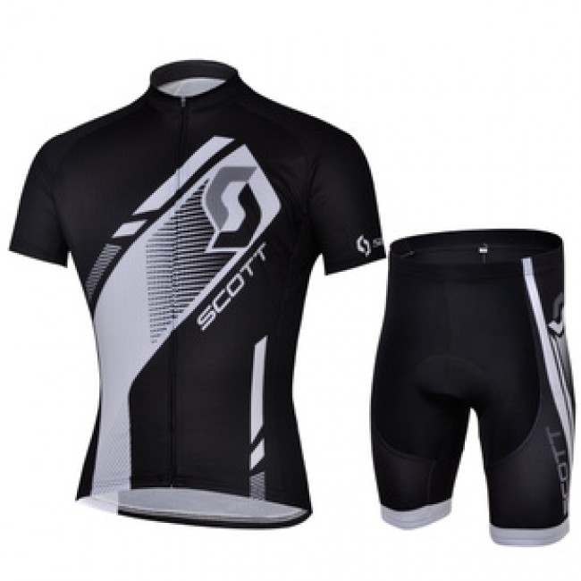 2013 Scott Racing Radtrikot Kurzarm und Kurz Radhose Kits Schwarz Radtrikot Kaufen