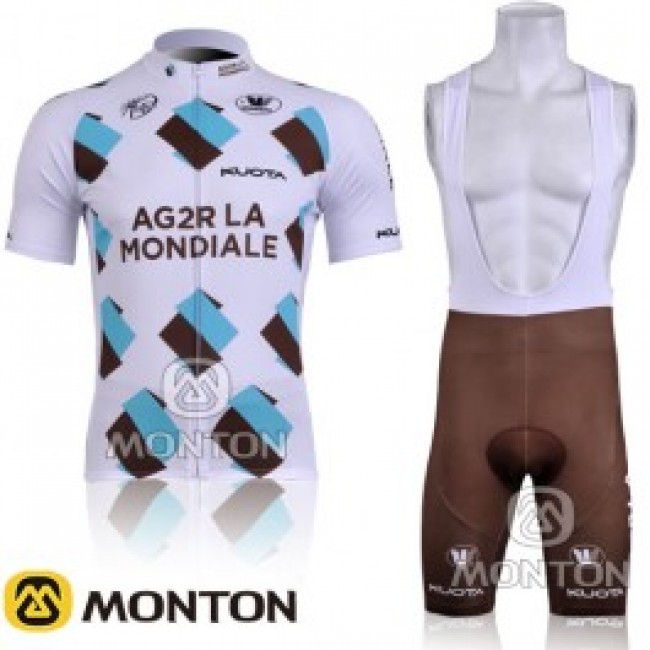 Ag2r La Mondiale Radtrikot Kurzarm Kurz Trägerhose Kits Radtrikot Kaufen