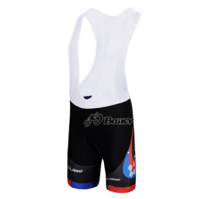 Cube Fintro Pro Team Kurz Trägerhose Weiß Schwarz Radtrikot Kaufen