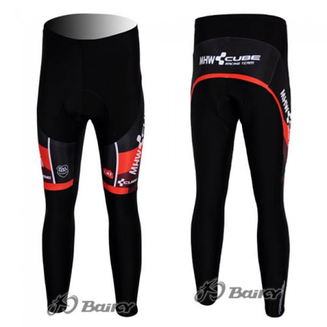 MHW Cube Racing Team Lang Radhose Rot Schwarz Radtrikot Kaufen