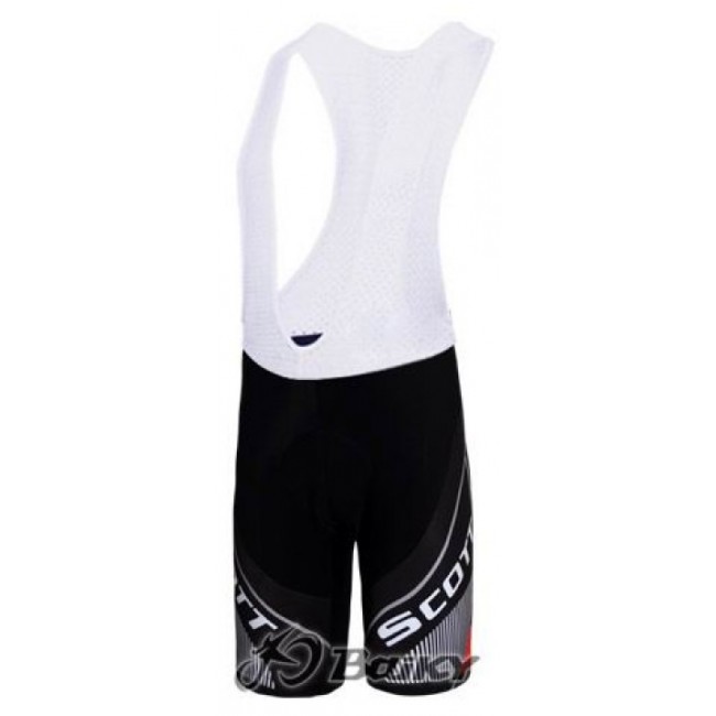 Scott Racing Team Kurz Trägerhose Schwarz Rot Radtrikot Kaufen