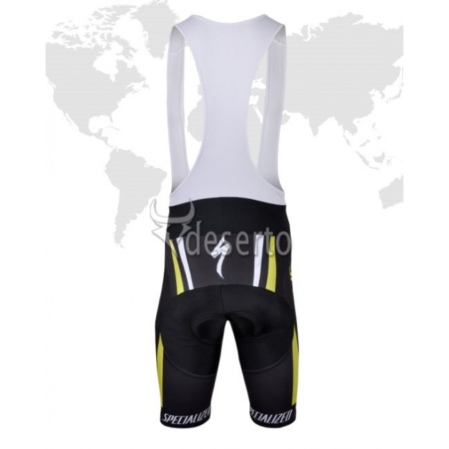 2013 Specialized Radtrikot Kurzarm und Kurz Radhose Kits Weiß Schwarz Gelb Radtrikot Kaufen
