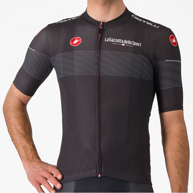Herren Schwarzes Trikot Giro d'Italia 2024 Classification Radtrikot Kaufen