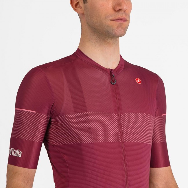 Herren Trofeo Giro d'Italia 2024 Trikot-Bordeaux Radtrikot Kaufen Herren Trofeo Giro d'Italia 2024 Trikot-Bordeaux Radtrikot Kaufen