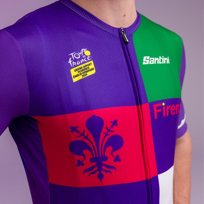 Herren Jersey Santini Tour de France 2024-Florenz Radtrikot Kaufen Herren Jersey Santini Tour de France 2024-Florenz Radtrikot Kaufen