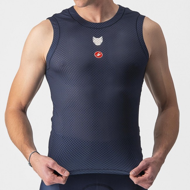 Herren Castelli Soudal Quick-Step 2024 Pro Mesh armellose trikot Radtrikot Kaufen