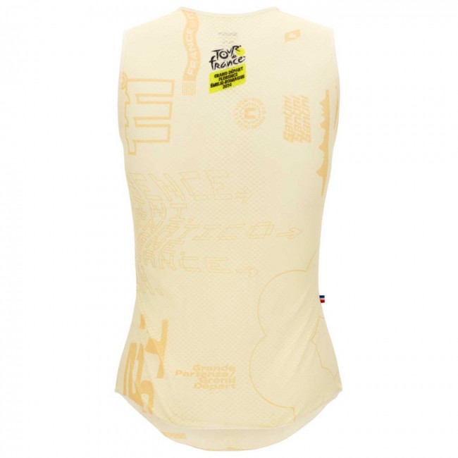 Herren Santini Tour de France 2024 armellose radunterhemd-Grand Départ Radtrikot Kaufen Herren Santini Tour de France 2024 armellose radunterhemd-Grand Départ Radtrikot Kaufen