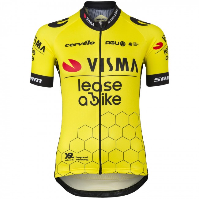 Damen Frauentrikot Agu Team Visma Lease a bike 2024 Radtrikot Kaufen