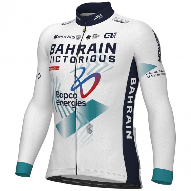 Herren Ale Bahrain Victorious 2025 langarmtrikot trikot Radtrikot Kaufen