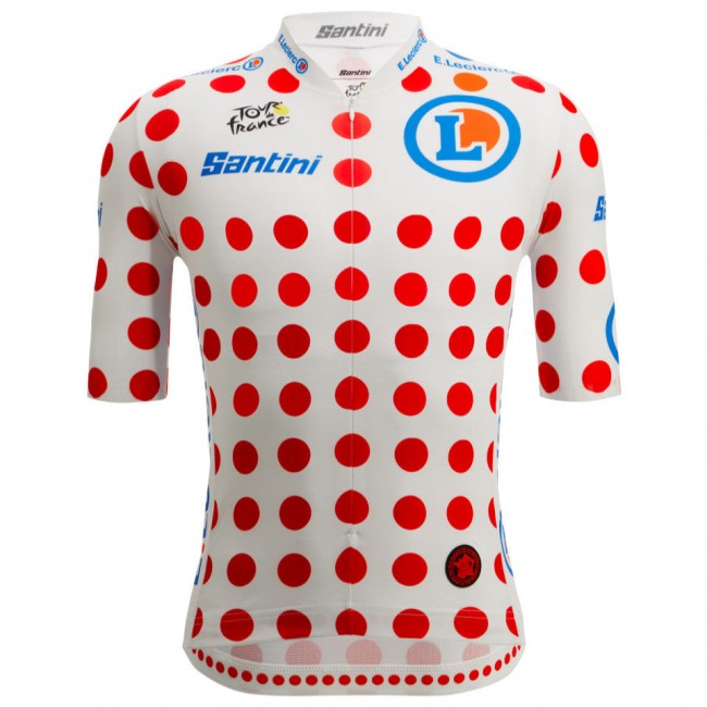 Herren Trikot Santini Punkte Tour de France 2025 Offiziell Radtrikot Kaufen