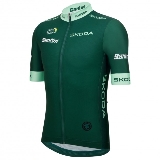 Herren Trikot Santini Grün Tour de France 2025 Fan Line Radtrikot Kaufen Herren Trikot Santini Grün Tour de France 2025 Fan Line Radtrikot Kaufen