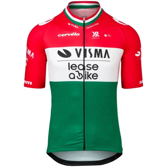 Herren Team Visma Lease a bike 2025 trikot-Ungarischen Meister Radtrikot Kaufen