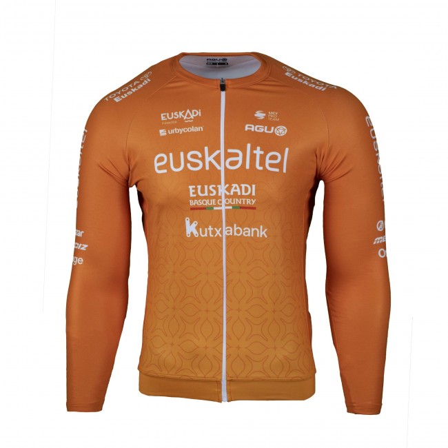Herren Agu Euskaltel Euskadi 2025 Premium Midlayer langarmtrikot Radtrikot Kaufen