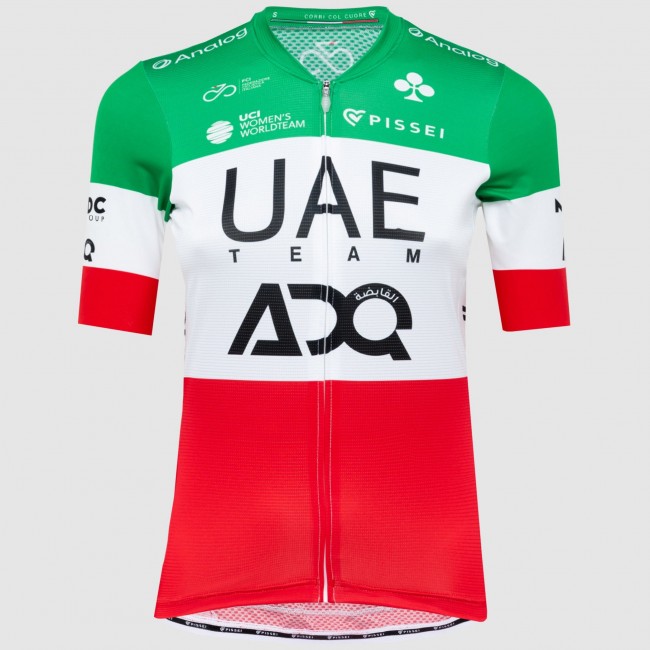 Damen Pissei UAE Team ADQ 2025 frau trikot-Italienischer meister Radtrikot Kaufen