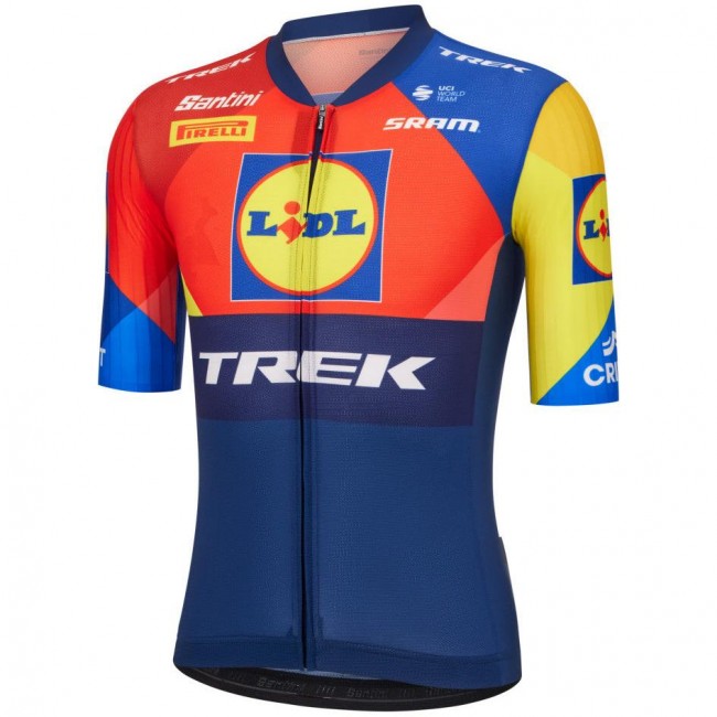 Herren Santini Lidl Trek 2025 Aero trikot Radtrikot Kaufen