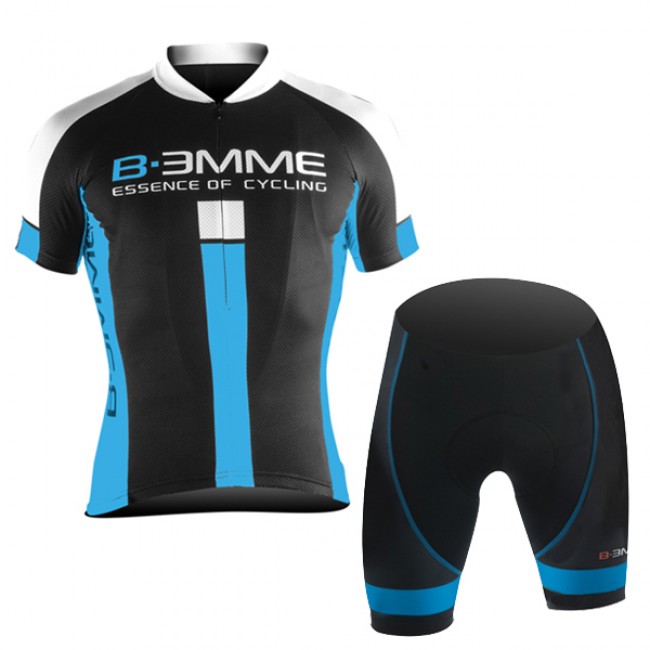 2016 Biemme schwarz blau fahrradbekleidung Radtrikot Kurzarm und Fahrradhosen Kurz Radtrikot Kaufen