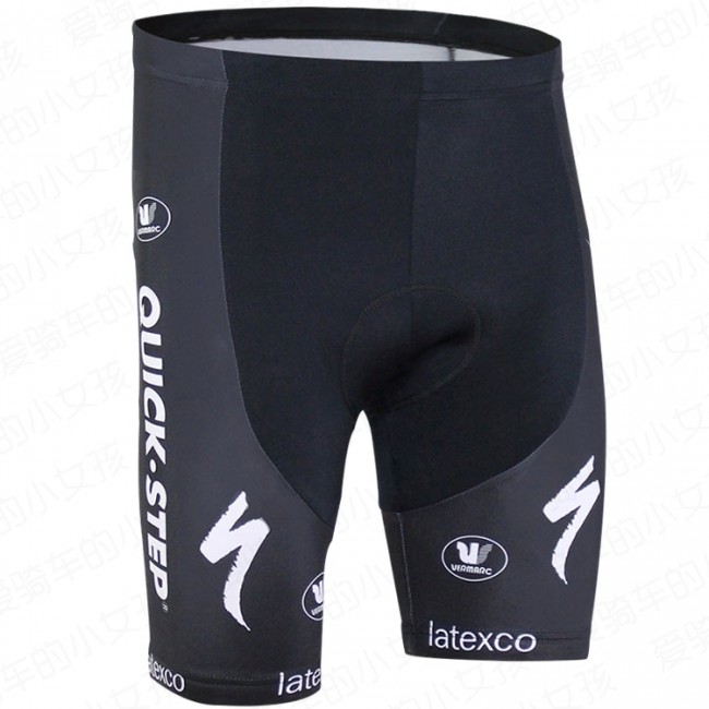 2016 QUICK STEP Pro Kurz Radhose Schwarz Radtrikot Kaufen