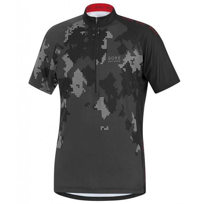 2016 GORE Element Digit Camo anthracite grau Radtrikot Kurzarm Radtrikot Kaufen